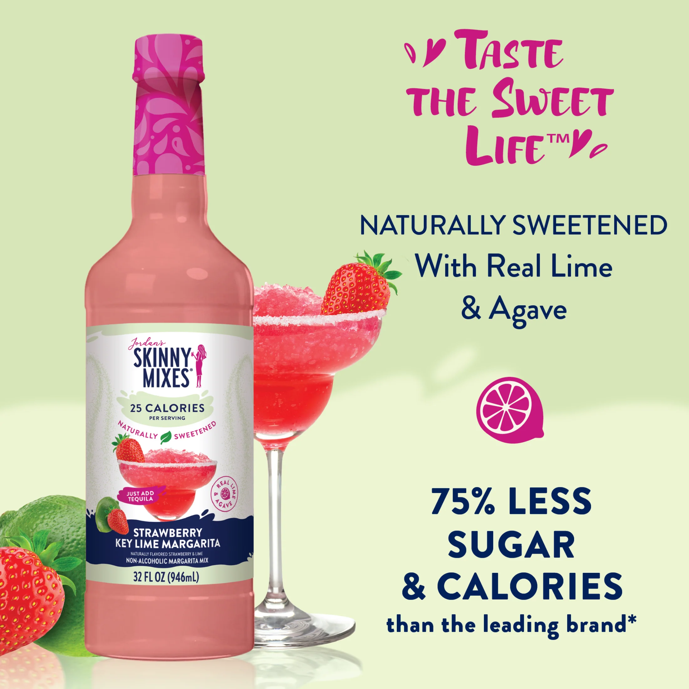 Natural Strawberry Key Lime Margarita - Image 3