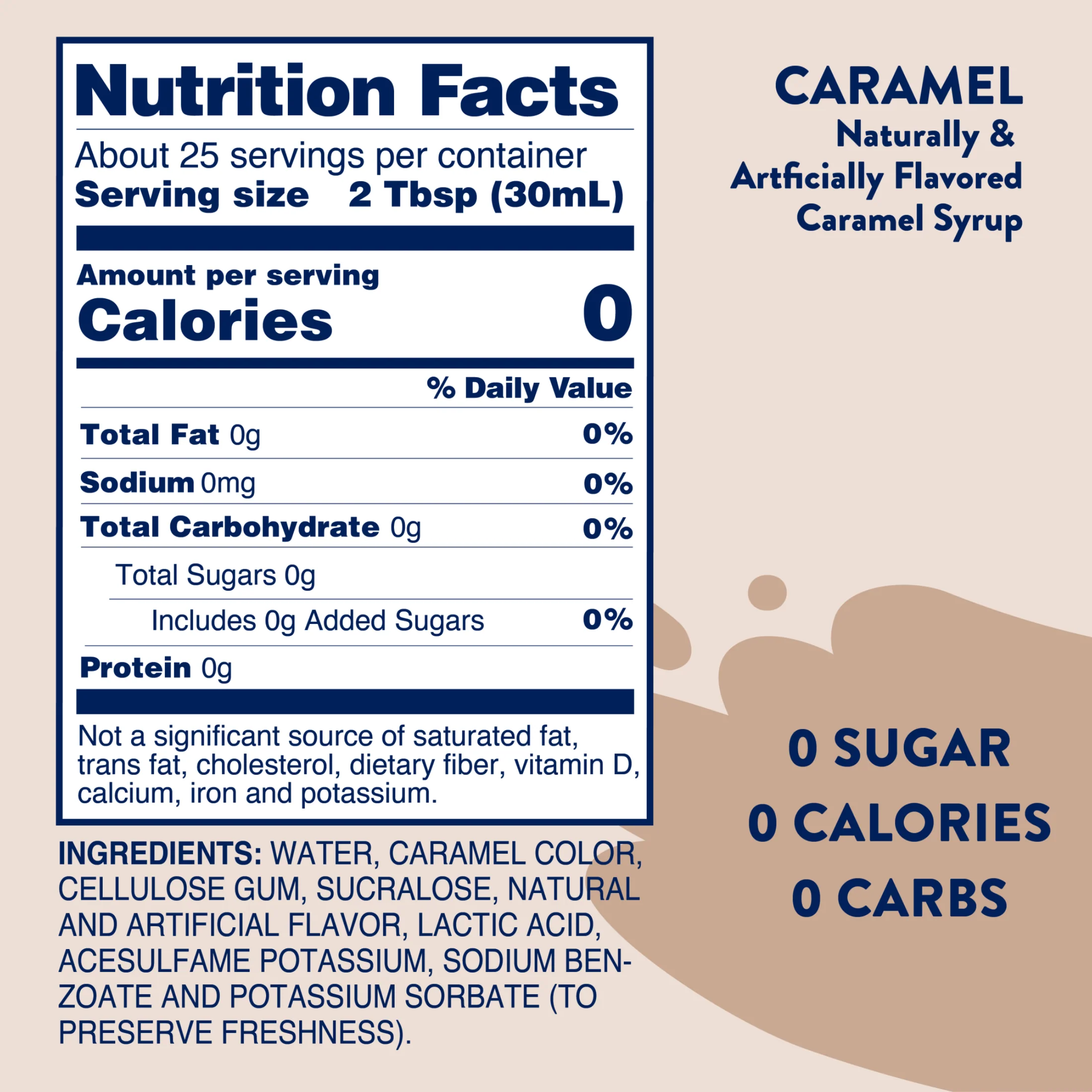 Sugar Free Caramel Syrup - Image 5