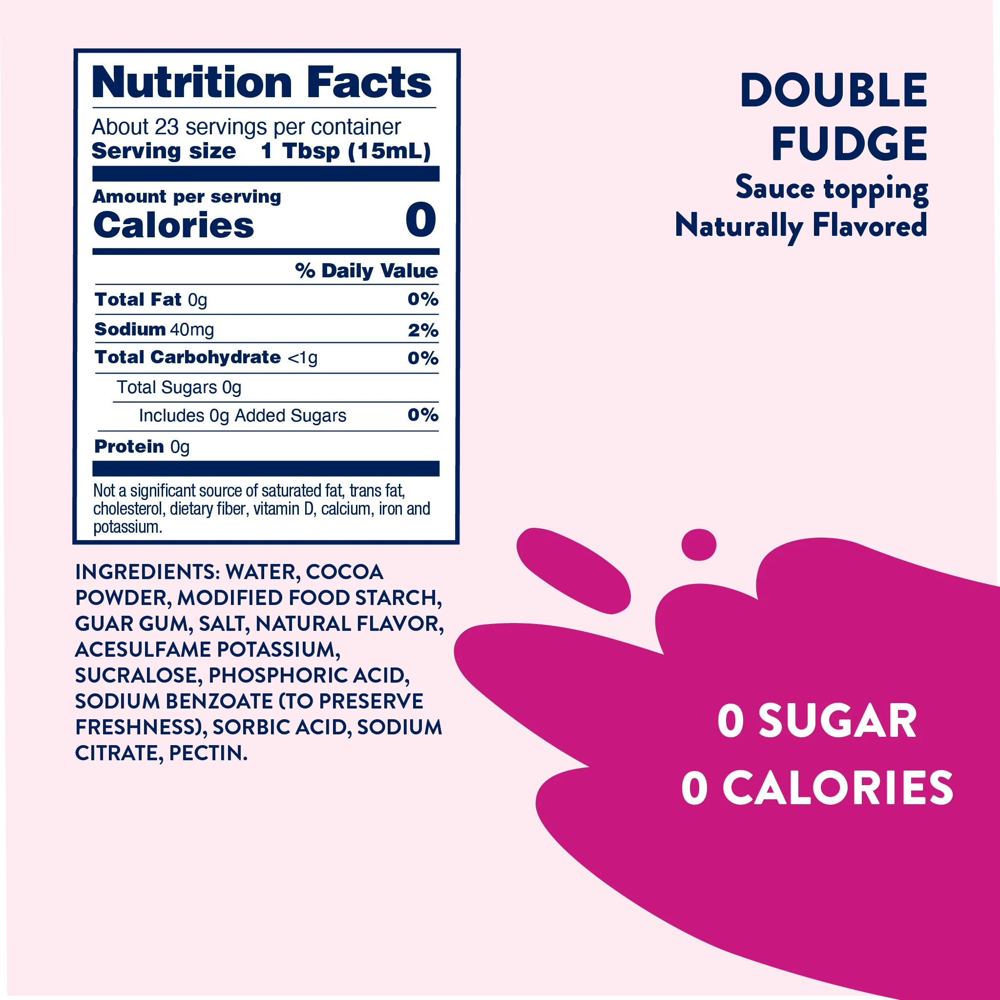 Sugar Free Double Fudge Sauce - Image 6