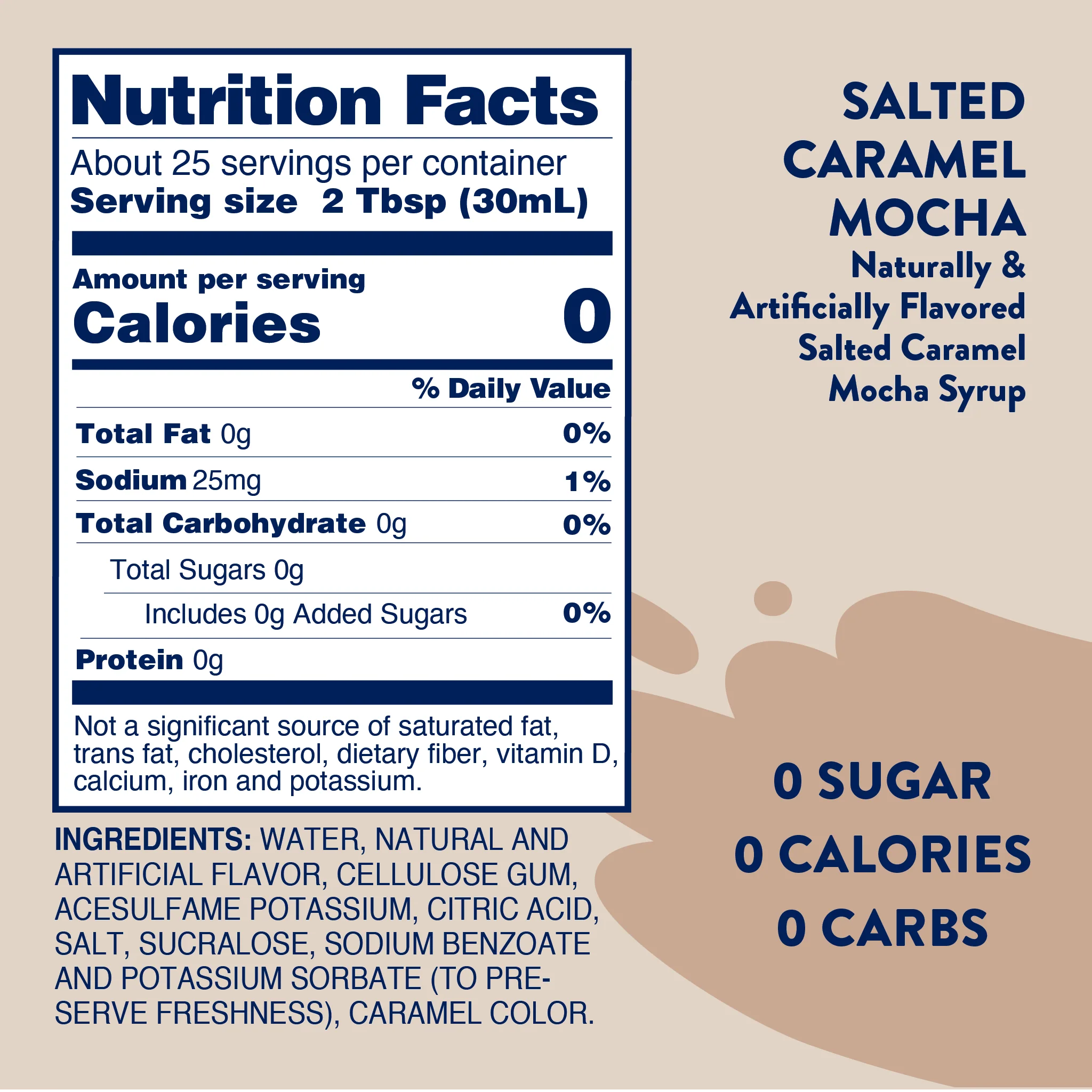 Sugar Free Salted Caramel Mocha Syrup - Image 6