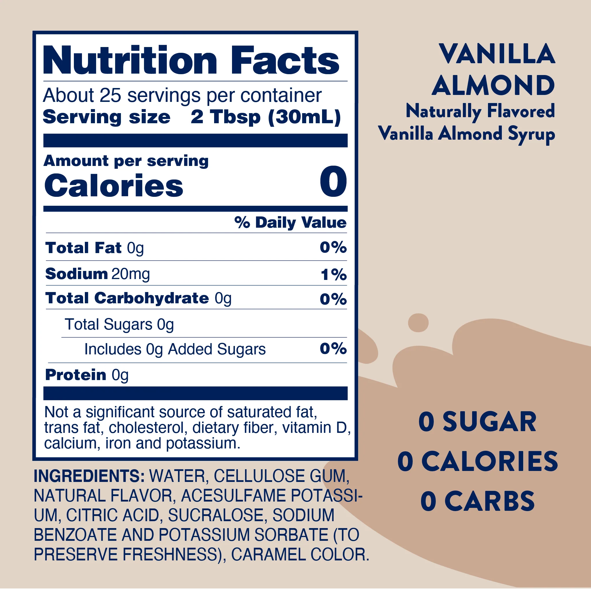 Sugar Free Vanilla Almond Syrup - Image 6